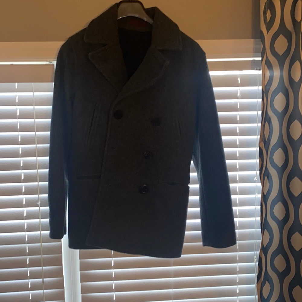 mens pea coat